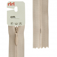 30757_Молния потайная неразъемная, Т3, 40 см, цвет 2230, светло-бежевый холодный