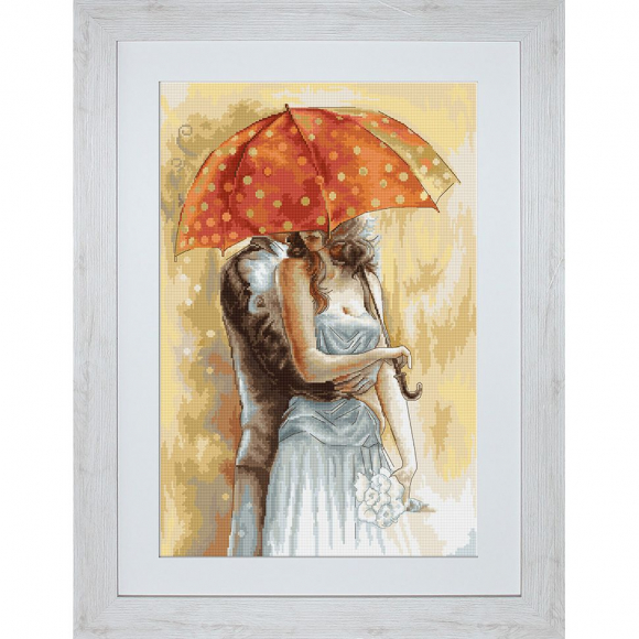 Набор для вышивания LUCA-S арт. B555 Под зонтом 2 25,5х38,5 см Набор для вышивания LUCA-S арт. B555 Под зонтом 2 25,5х38,5 см