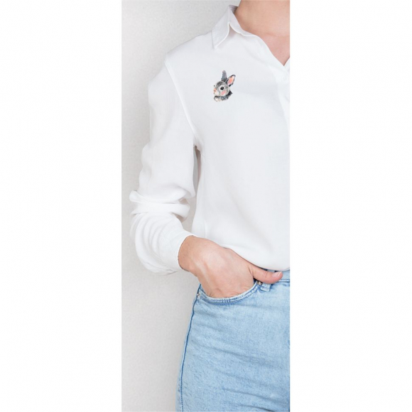 Набор для вышивания PANNA Живая картина арт. JK-2277 Зайчонок 8х6 см