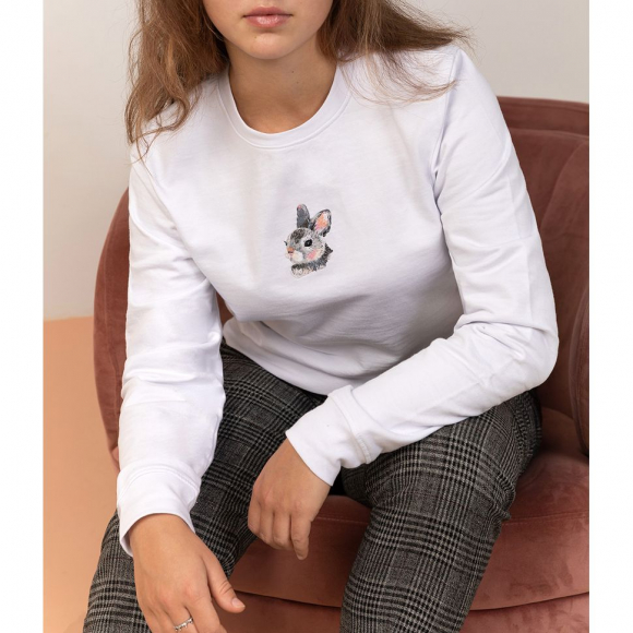 Набор для вышивания PANNA Живая картина арт. JK-2277 Зайчонок 8х6 см