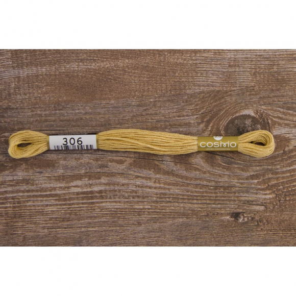 Мулине COSMO однотонный цвет 306