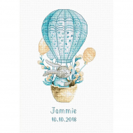 127225_Набор для вышивания "Кролик на воздушном шаре"