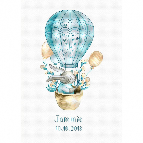 Набор для вышивания "Кролик на воздушном шаре" Набор для вышивания "Кролик на воздушном шаре"