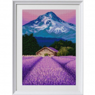 Рисунок на ткани КОНЁК арт. 1383 Лавандовое поле 29х39 см