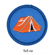 Термоаппликации арт.TBY-2212 Палатка 5х5см, уп.10шт.