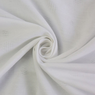 Ткань Хлопок 98 г/м? 100% хлопок шир.145 см арт.Р.19955.01 цв.01 белый уп.25м