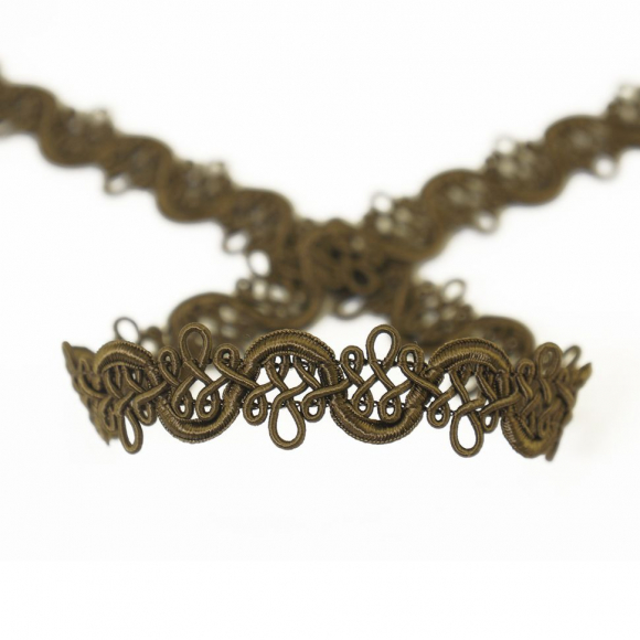 56424_Тесьма PEGA тип интерьерная, цвет коричневый, 13 мм