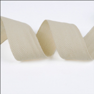Тесьма киперная 35 мм хлопок 1,8г/см арт.12.2С-260.35.БЕЛЫЙ цв.суровый уп.50м