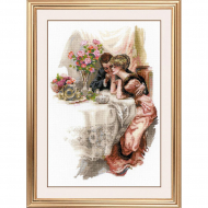 Набор для вышивания РИОЛИС арт.1774 Первый вечер в собственном доме, по мотивам картины Х. Фишера 30х42 см