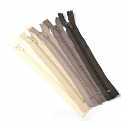 Молния MaxZipper брючная №4 полуавтомат, 20см АССОРТИ №5 уп.5цв х 10шт