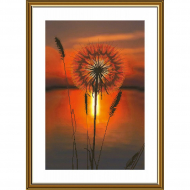 Набор для вышивания мулине НОВА СЛОБОДА арт.СР2268 Одуванчик 28,4х42,7 см