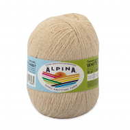 Пряжа ALPINA WHITE RABBIT (55% пух кролика, 45% нейлон) 10х50г/300м цв.267 св.бежевый