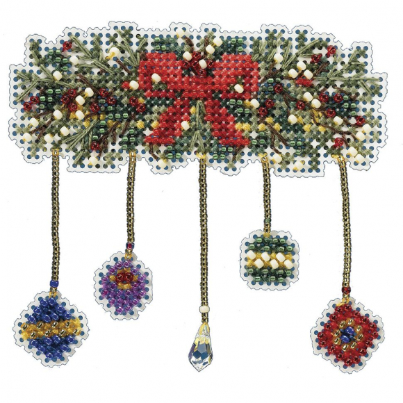 Набор для вышивания MILL HILL Гирлянда 8х7 см