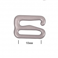 Крючок для бюстгальтера металл TBY-57737 d10мм, цв.S222 шиншилла, уп.20шт Крючок для бюстгальтера металл TBY-57737 d10мм, цв.S222 шиншилла, уп.20шт