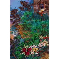 Набор для вышивания PANNA Живая картина арт. JK-2064 Фрагмент Тропинка к дому 6х9 см