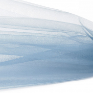 Еврофатин мягкий матовый Hayal Tulle арт.HT.S шир.300см, 100% полиэстер цв.112 уп.50м - пудрово-голубой