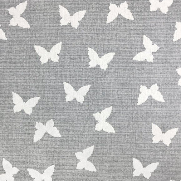 Ткань ранфорс Бабочки, арт.SL-3617-v13, 100% хлопок, шир.240см, цв.серый, рул.30м Ткань ранфорс Бабочки, арт.SL-3617-v13, 100% хлопок, шир.240см, цв.серый, рул.30м