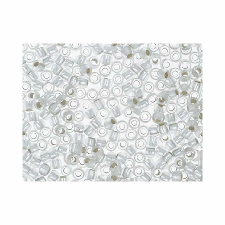 Бисер Япония "TOHO" 11/0  круглый 3  2.2 мм 5 х 5 г №0021F белый