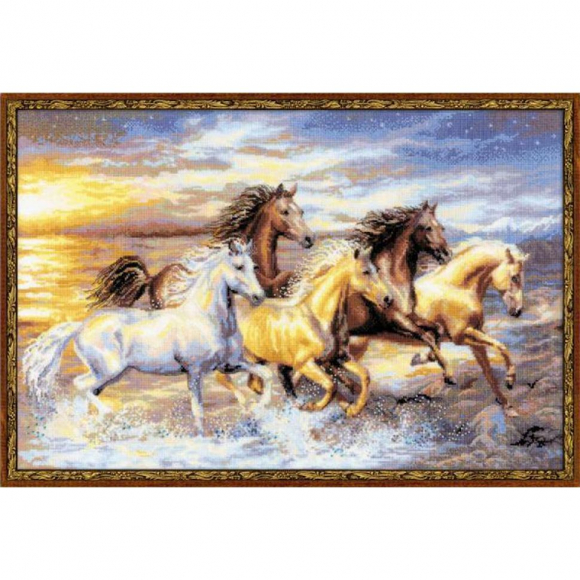 Набор для вышивания РИОЛИС арт.100/038 В лучах заката 60х40 см