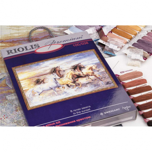 Набор для вышивания РИОЛИС арт.100/038 В лучах заката 60х40 см