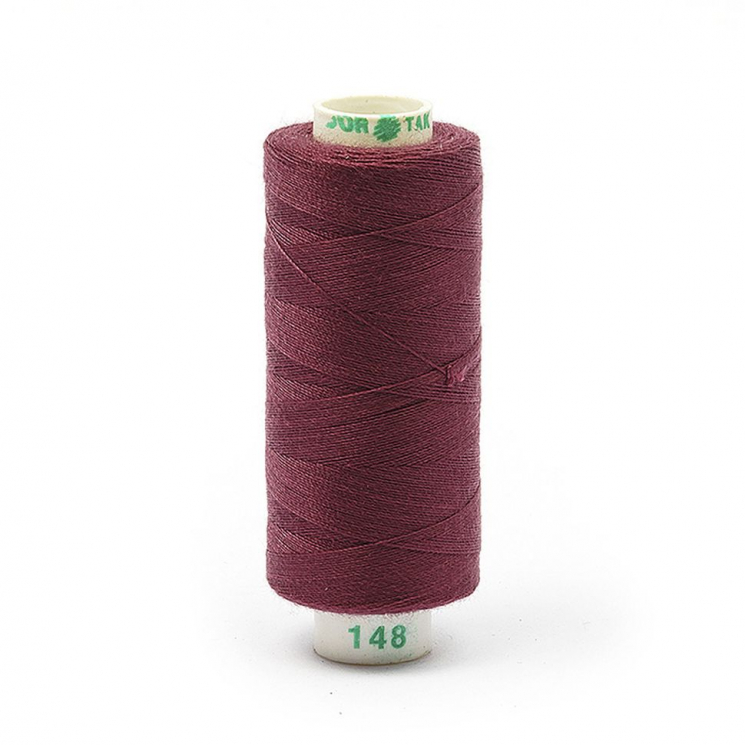 Нитки Dor Tak бытовые 40/2 полиэстер 366м цв.148 бордовый