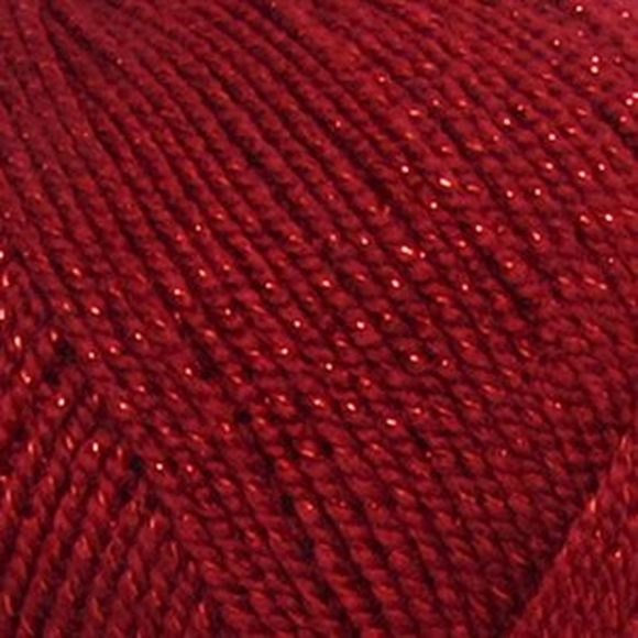 Пряжа для вязания ПЕХ Мерцающая (96% акрил, 4% метанит) 5х100г/430м цв.007 бордо