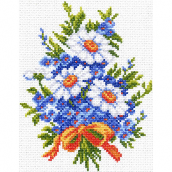 Рисунок на канве МАТРЕНИН ПОСАД арт.28х37 - 1433-1 Девичий букет