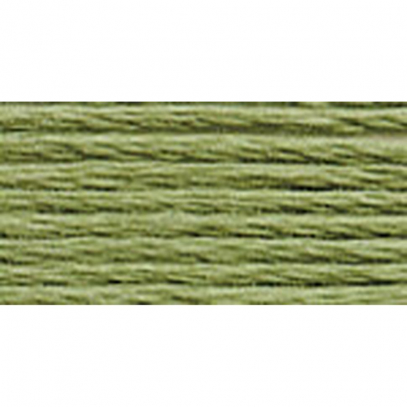 Нитки для вышивания Gamma мулине (3071-3172) 100% хлопок 24 x 8 м цв.3168 бл.зеленый