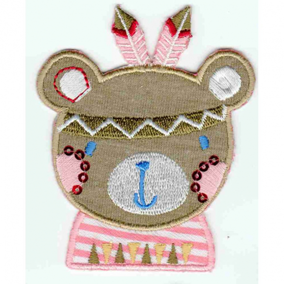 Термоаппликация HKM "Indianer Barenkopf"