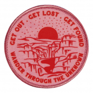 Термоаппликация "Убирайся, заблудись, найди"