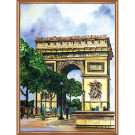 Набор для вышивания бисером АБРИС АРТ арт. AB-207 Триумфальная арка 32х46 см