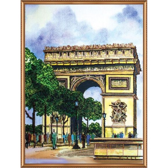 Набор для вышивания бисером АБРИС АРТ арт. AB-207 Триумфальная арка 32х46 см