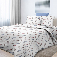 Ткань перкаль Трансильвания 110г/м? 100% хлопок шир.220см арт.ТВО-6725-1 цв.бел/разноцветный рул.33м