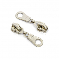 Замок MaxZipper автомат М#5 арт.TBT1100 цв.никель уп.100шт