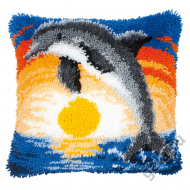 Набор для вышивания VERVACO арт.PN-0014122 Подушка Дельфин 40х40 см