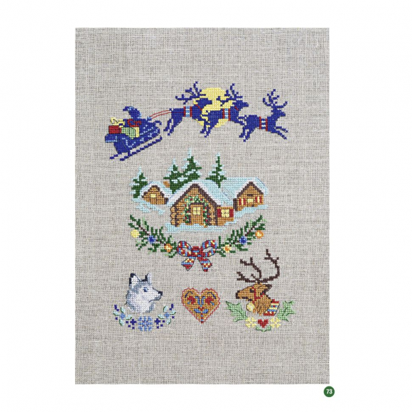 192876_Книга "Французкая вышивка крестом. Вокруг света." Вероник Ажинер, Коринн Лакруа, Сильви Тейт