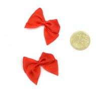 Бантики пришивные арт.MJ.RF.072.10 1,5см цв.10 красный уп.100шт Бантики пришивные арт.MJ.RF.072.10 1,5см цв.10 красный уп.100шт