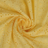 Ткань шитье TBY-8167-03 100г/м2 100% хлопок шир.150см цв.желтый уп.3м