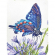 178222_Набор для вышивания "Синий махаон"