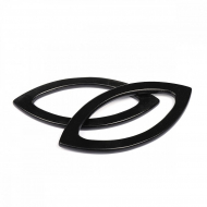 Ручка для сумки, арт.МН-02071-3 дерево, разм 20х9 см, цв.черный, уп.2шт Ручка для сумки, арт.МН-02071-3 дерево, разм 20х9 см, цв.черный, уп.2шт