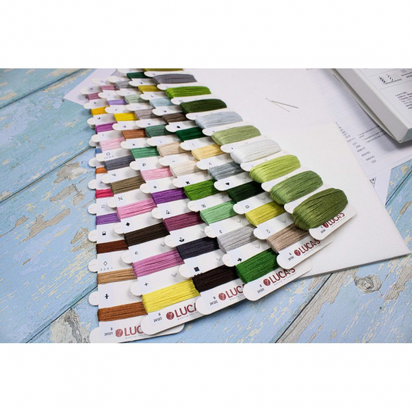 Набор для вышивания LUCA-S арт. B2412 Коттеджный сад 46х32 см Набор для вышивания LUCA-S арт. B2412 Коттеджный сад 46х32 см