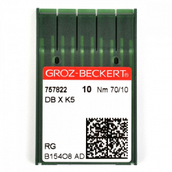 Игла для промышленных швейных машин Groz-Beckert DBxK5  №70 уп.10 шт. арт.757822