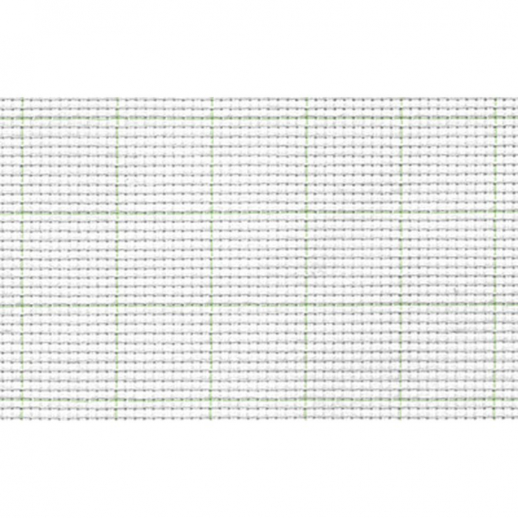 Канва Gamma K03R Aida №11 95% хлопок, 5% терилен 30 x 40 см уп.5 шт цв.белый в клетку