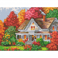 Рисунок на канве КОНЁК арт. 7812 Дача 29х39 см
