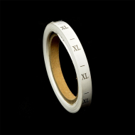 Размерники полиэстер XL белый 10х25 мм ТВ в рул. 300 шт