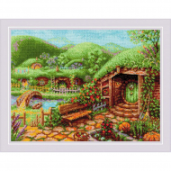 Набор для вышивания РИОЛИС арт.1904 Зеленые холмы 40х30 см