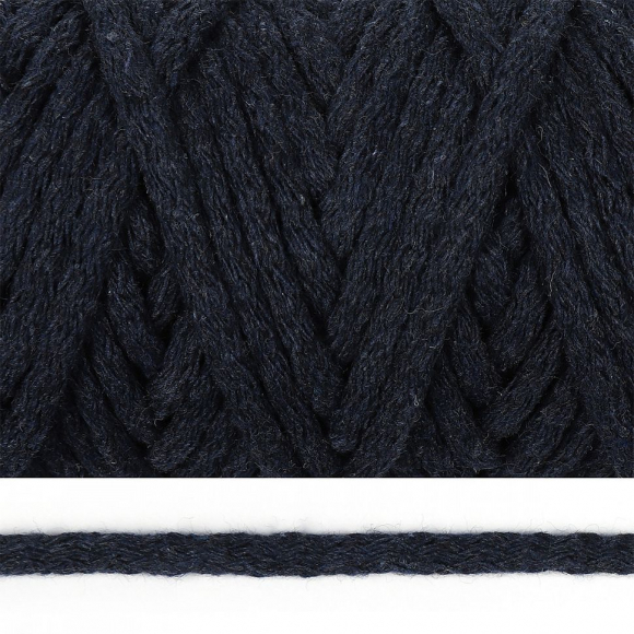 Шнур круглый х/б 05мм цв.2109 т.джинс уп.50м