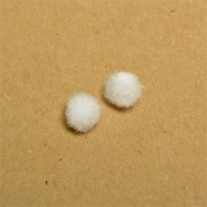 Помпоны TBY для творчества арт. BC0310W 10мм цв.белый уп.1000 шт