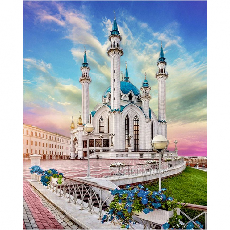Алмазная мозаика Ah5330 Казанская соборная мечеть 40х50