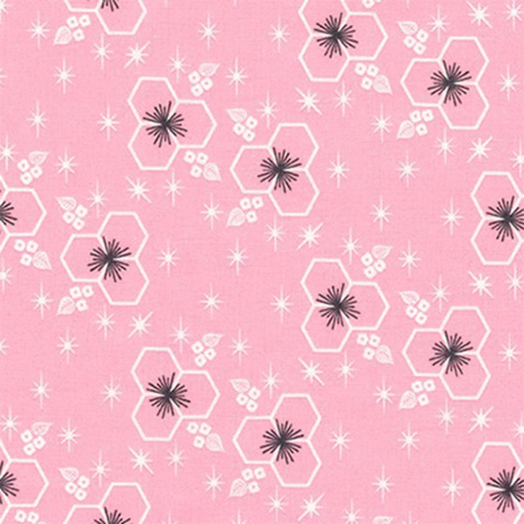 Ткань для пэчворка PEPPY Palm Canyon 146 г/м? 100% хлопок цв.AVL-17456-10 PINK уп.50х55 см